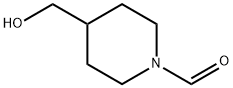 4-(Hydroxymethyl)piperidine-1-carbaldehyde Structure