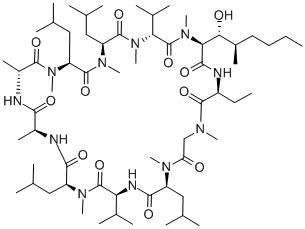 DIHYDROCYCLOSPORINH Struktur