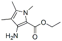 1H-Pyrrole-2-carboxylicacid,3-amino-1,4,5-trimethyl-,ethylester(9CI) Struktur