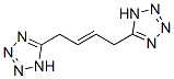 5,5'-(but-2-ene-1,4-diyl)bis-1H-tetrazole Struktur