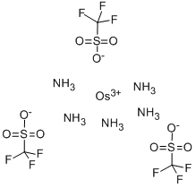 五氨合(三氟甲磺酸根)鋨(III)三氟甲磺酸 結(jié)構(gòu)式