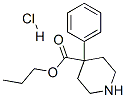 propyl 4-phenylpiperidine-4-carboxylate hydrochloride Struktur