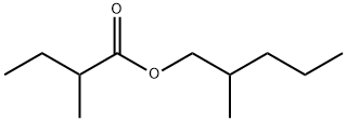 2-methylpentyl 2-methylbutyrate Struktur