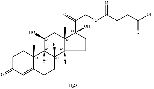 Hydrocortisone hemisuccinate hydrate