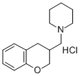 Piperidine, 1-((3,4-dihydro-2H-1-benzopyran-3-yl)methyl)-, hydrochlori de Struktur