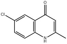 6-CHLORO-4-HYDROXY-2-METHYLQUINOLINE Struktur