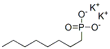 potassium octyl phosphonate Struktur