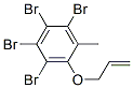 2-(allyloxy)-3,4,5,6-tetrabromotoluene Struktur