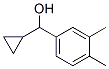 alpha-cyclopropyl-3,4-dimethylbenzyl alcohol   Struktur