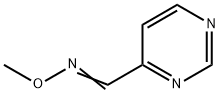 4-Pyrimidinecarboxaldehyde, O-methyloxime (9CI) Struktur