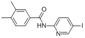 N-(5-iodo-2-pyridinyl)-3,4-dimethylbenzamide Struktur