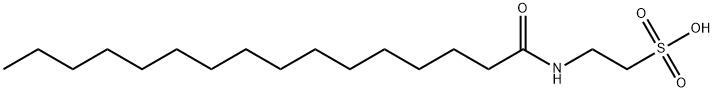 2-[(1-OXOHEXADECYL)AMINO]ETHANESULFONIC ACID Struktur