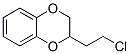 2-(2-chloroethyl)-2,3-dihydro-1,4-benzodioxin  Struktur