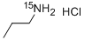 PROPYLAMINE-15N HYDROCHLORIDE Struktur