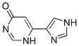 4(1H)-Pyrimidinone,  6-(1H-imidazol-4-yl)-  (9CI) Struktur