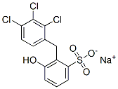 sodium hydroxy[(trichlorophenyl)methyl]benzenesulphonate Structure