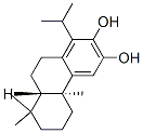 2,3-Phenanthrenediol, 4b,5,6,7,8,8a,9,10-octahydro-4b,8,8-trimethyl-1-(1-methylethyl)-, (4bS,8aS)- Struktur