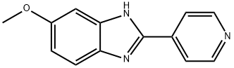 5-METHOXY-2-(PYRIDIN-4-YL)-1H-BENZO[D]IMIDAZOLE Struktur