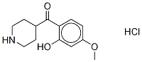 2-(5-Methoxy)phenol 4-Piperidinyl Ketone Hydrochloride Struktur