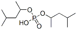 di(1,3-dimethylbutyl) hydrogen phosphate Struktur