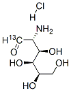 D-GLUCOSAMINE-1-13C HYDROCHLORIDE Struktur