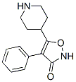 3(2H)-Isoxazolone,  4-phenyl-5-(4-piperidinyl)- Struktur