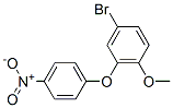 3-bromo-6-methoxy-1-(4-nitrophenoxy)benzene Struktur