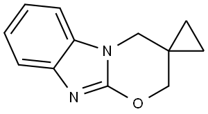 Spiro[cyclopropane-1,3(4H)-[2H][1,3]oxazino[3,2-a]benzimidazole] (9CI) Struktur