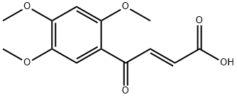 2-Butenoic acid, 4-oxo-4-(2,4,5-trimethoxyphenyl)-, (E)- Struktur