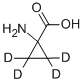 1-AMINOCYCLOPROPANE-2,2,3,3-D4-1-CARBOXYLIC ACID Struktur