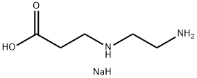 sodium N-(2-aminoethyl)-beta-alaninate  Struktur