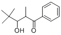 3-HYDROXY-2,4,4-TRIMETHYL-1-PHENYL-PENTAN-1-ONE Struktur