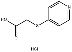 4-PYRIDYLTHIOACETIC ACID HCL Struktur