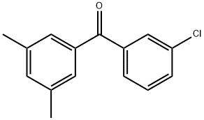 3-CHLORO-3',5'-DIMETHYLBENZOPHENONE Struktur