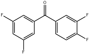 3,3',4,5-TETRAFLUOROBENZOPHENONE Struktur