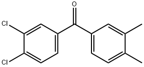 3,4-DICHLORO-3',4'-DIMETHYLBENZOPHENONE Struktur