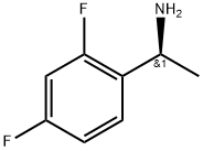 Benzenemethanamine, 2,4-difluoro-a-methyl-, (aS)- Struktur