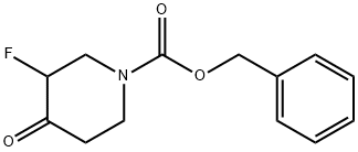 benzyl 3-fluoro-4-oxopiperidine-1-carboxylate Struktur