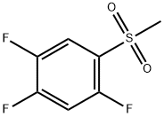 1,2,4-Trifluoro-5-(methylsulfonyl)benzene Struktur