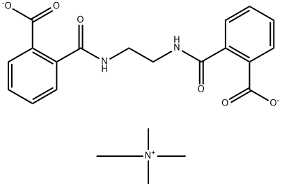 bis(tetramethylammonium) o,o'-[vinylenebis(iminocarbonyl)]dibenzoate Struktur