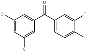 3,5-DICHLORO-3',4'-DIFLUOROBENZOPHENONE price.