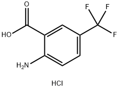 Benzoic acid, 2-aMino-5-(trifluoroMethyl)-, hydrochloride Struktur