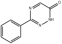 3-Phenyl-1,2,4-triazin-6-one Struktur