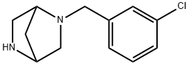 (1S,4S)-(+)-2-(3-CHLORO-BENZYL)-2,5-DIAZA-BICYCLO[2.2.1]HEPTANE DIHYDROCHLORIDE Struktur