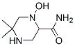 2-Piperazinecarboxamide,1-hydroxy-5,5-dimethyl-(9CI) Struktur