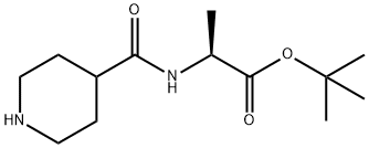 2-(Piperidine-4-Carboxamido)Propanoate Struktur