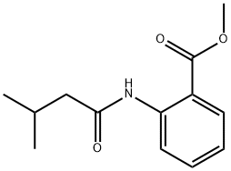 methyl 2-[(3-methyl-1-oxobutyl)amino]benzoate Struktur