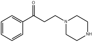 3-(1-piperazinyl)propiophenone Struktur