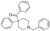 phenyl 4-phenyl-1-(phenylmethyl)-4-piperidyl ketone Struktur