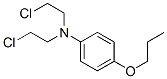 N,N-Bis(2-chloroethyl)-p-propoxyaniline Struktur